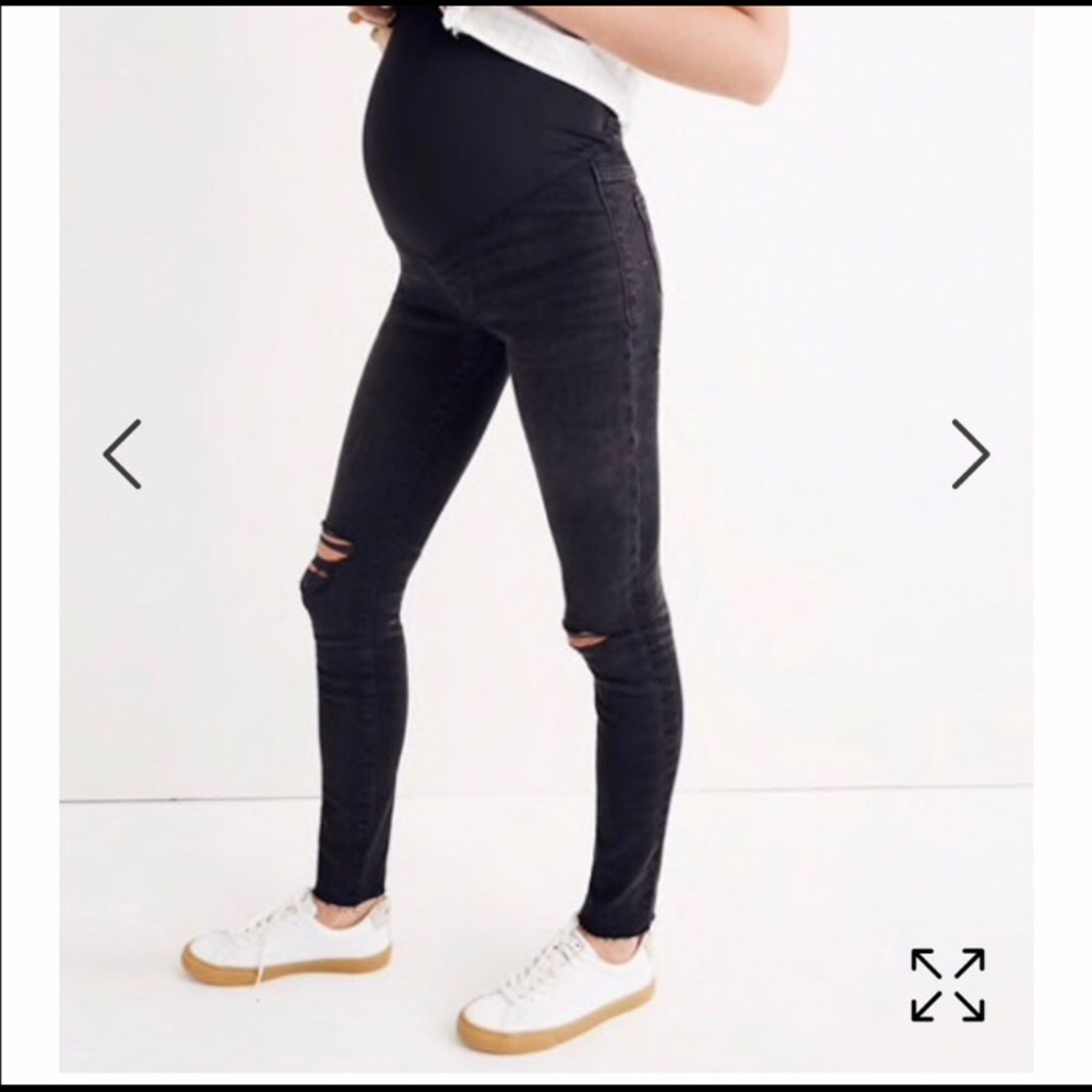 Madewell full panel maternity skinny jeans